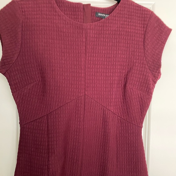 Banana Republic Petite Maroon Dress - Picture 6 of 8